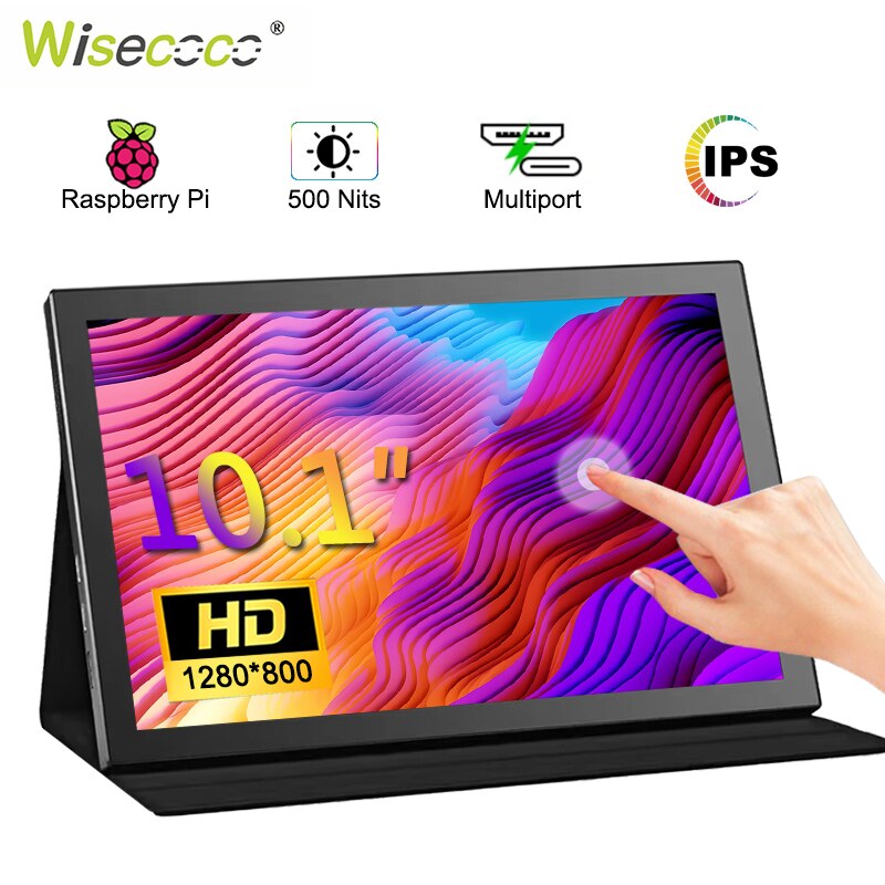 Wisecoco ޴ , 10.1 ġ HD 1280*800 IPS ġ ũ г, CŸ ̴ HDMI  ÷, Ʈ   Xbox